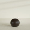 Globe Medium Sphere Fiberglass Planter - 24 in x 24 in x 19 in - Matte Brown - Matte Brown,24 in x 24 in x 20 in
