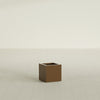 Montroy Small Cube Square Fiberglass Planter - 12 in x 12 in x 12 in - Metallic Bronze - Metallic Bronze,12 in x 12 in x 12 in