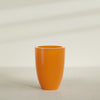 Brannan Large Round Fiberglass Planter - 30 in x 30 in x 41 in - Gloss Tangerine - Gloss Tangerine,30 in x 30 in x 41 in
