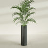 Corry Large Tall Cylinder Fiberglass Planter - 12 in x 12 in x 36 in - Matte Charcoal - Matte Charcoal,30 in x 30 in x 32 in