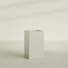 Darwin Large Tall Rectangle Fiberglass Planter - 24 in x 24 in x 42 in - Satin Beige - Satin Beige,24 in x 24 in x 42 in
