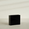 Delray Large Tall Rectangle Fiberglass Planter - 36 in x 12 in x 32 in - Gloss Black - Gloss Black,36 in x 12 in x 32 in
