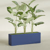 Tolga Extra Large Long Rectangle Fiberglass Planter - 72 in x 16 in x 24 in - Matte Cobalt Blue - Matte Cobalt Blue,72 in x 16 in x 24 in
