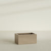 Torino Large Wide Rectangle Fiberglass Planter - 36 in x 24 in x 18 in - Metallic Gold - Metallic Gold,36 in x 24 in x 18 in