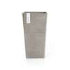 Rotterdam Medium Tall Square Planter - 12.25 in x 12.25 in x 22 in - Taupe - Taupe,12.25 in x 12.25 in x 22 in,Planter Only