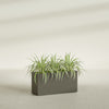Hollywood Large Narrow Rectangle Fiberglass Planter - 36 in x 12 in x 24 in - Matte Bronze - Matte Bronze,36 in x 12 in x 24 in