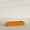 Antwerp Extra Large Long Rectangle Fiberglass Planter - 60 in x 24 in x 12 in - Gloss Tangerine - Gloss Tangerine,60 in x 24 in x 12 in