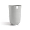 Oslo Medium Round Planter - 13.8 in x 13.8 in x 20.3 in - White Grey - White Grey,13.75 in x 13.75 in x 20.25 in,Planter Only