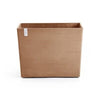 Paris with Wheels Large Rectangle Planter - 33.5 in x 15.5 in x 26 in - Terracotta - Terracotta,33.5 in x 15.5 in x 26 in