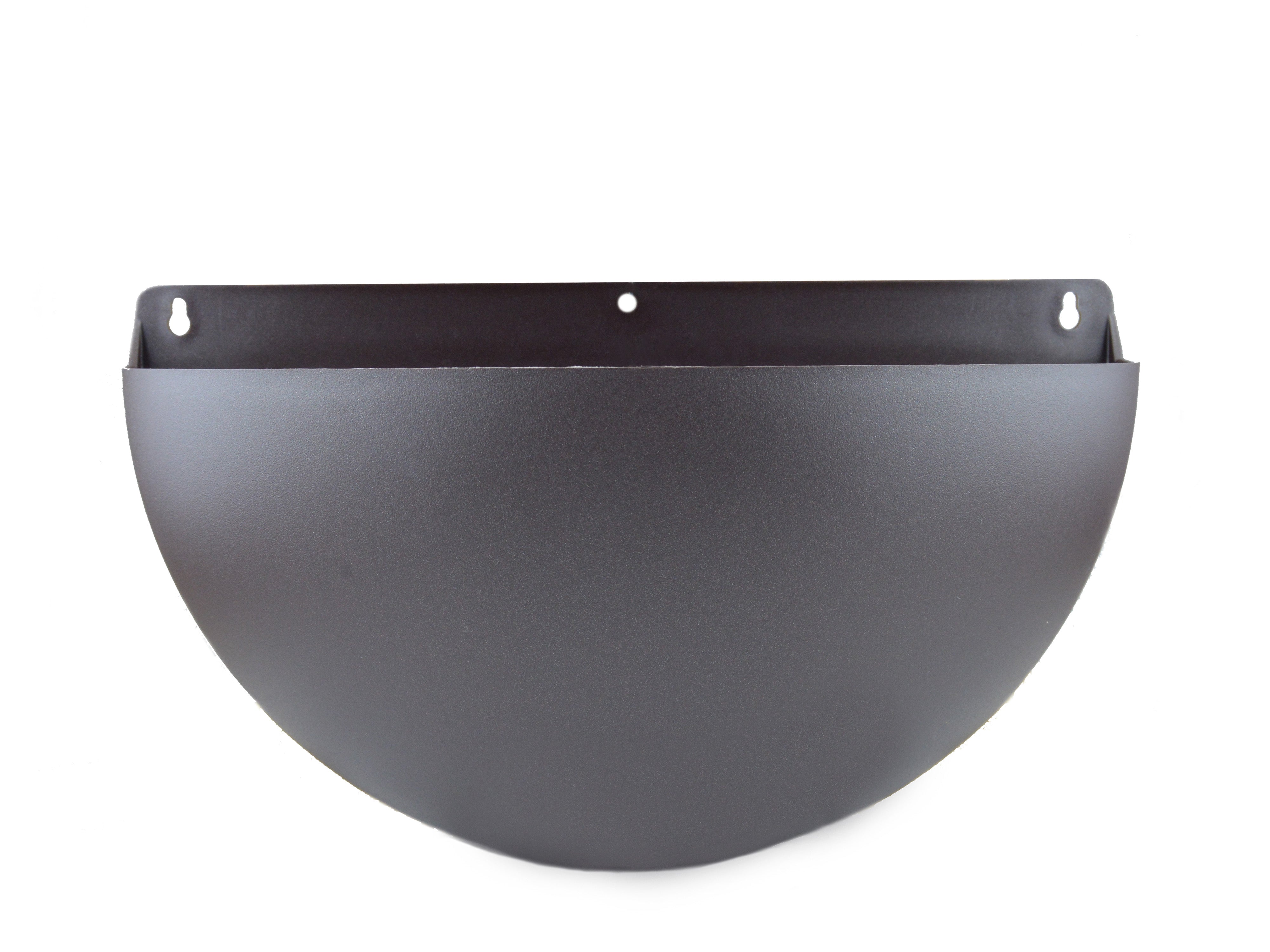 Walton Small Wall Sconce Plastic Planter - 12 in x 7 in x 6 in - Espresso Metallic - Espresso Metallic,12 in x 6 in x 6 in