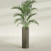 Corry Large Tall Cylinder Fiberglass Planter - 12 in x 12 in x 36 in - Matte Bronze - Matte Bronze,30 in x 30 in x 32 in