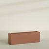Tolga Extra Large Long Rectangle Fiberglass Planter - 72 in x 16 in x 24 in - Matte Terracotta - Matte Terracotta,72 in x 16 in x 24 in