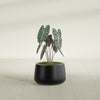 Short Hayden Small Round Fiberglass Planter - 12 in x 12 in x 7 in - Matte Black - Matte Black,12 in x 12 in x 7 in