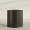 Rio Grande Large Round Fiberglass Planter - 30 in x 30 in x 32 in - Matte Brown - Matte Brown,30 in x 30 in x 32 in