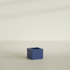Cuba Small Fiberglass Column Planter - 14 in x 14 in x 12 in - Matte Cobalt Blue - Matte Cobalt Blue,14 in x 14 in x 12 in