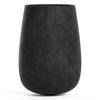 COSAPOTS Mondo High Tall Fiberglass Planter – Lightweight Indoor/Outdoor Plant Pot, Frost & Weather Resistant, Handmade Modern Decorative Planter – 21.6" X 21.6" X 35.6" – Carbon Stone - Carbon Stone,21.6 in diam. x 35.6 in