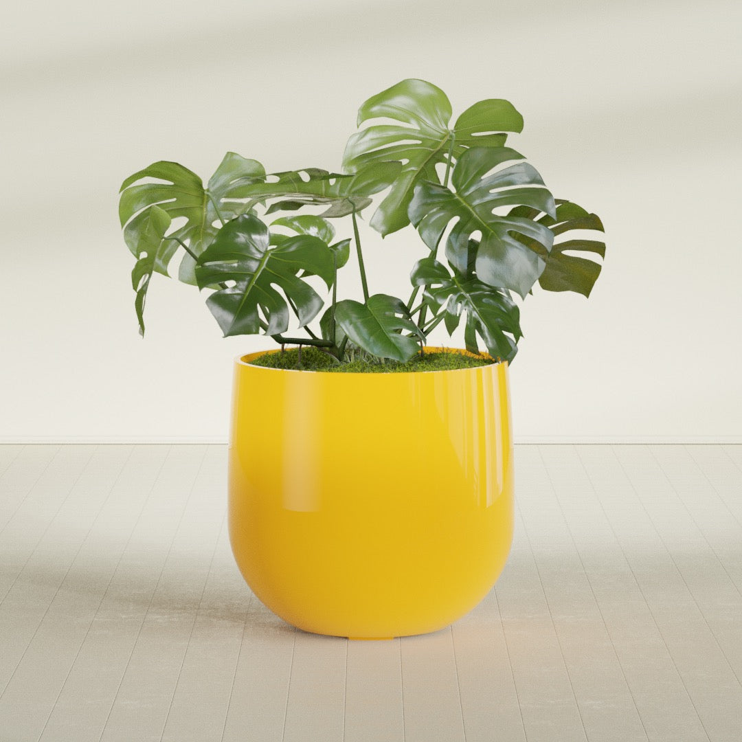 Westfield - 34in diam. x 32in - Gloss Saffron - Gloss Saffron,34 in diam. x 32 in H