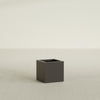 Montroy Small Cube Square Fiberglass Planter - 16 in x 16 in x 16 in - Matte Brown - Matte Brown,16 in x 16 in x 16 in
