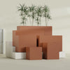 Brisbane Large Rectangle Fiberglass Planter - 36 in x 24 in x 32 in - Matte Terracotta - Matte Terracotta,36 in x 24 in x 32 in