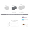 Slat Rectangle with TruDrop™ Self-Watering - 35.8in x 17.9in x 16.5 in