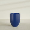 Valencia Large Round Fiberglass Planter - 27 in x 27 in x 31 in - Matte Cobalt Blue - Matte Cobalt Blue,27 in x 27 in x 31 in