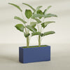 Tolga Extra Large Long Rectangle Fiberglass Planter - 48 in x 16 in x 24 in - Matte Cobalt Blue - Matte Cobalt Blue,48 in x 16 in x 24 in