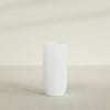 Saint Tropez Large Tall Round Fiberglass Planter - 20 in x 20 in x 43 in - Matte White - Matte White,20 in x 20 in x 43 in