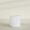 Rio Grande Medium Round Fiberglass Planter - 22 in x 22 in x 22 in - Gloss White - Gloss White,22 in x 22 in x 22 in
