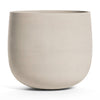 COSAPOTS Mondo Round Fiberglass Planter – Lightweight Indoor/Outdoor Plant Pot, Frost & Weather-Resistant, Handmade Modern Decorative Planter – 18.2" x 18.2" x 16.1" – Sand Stone - Sand Stone,18.2in diam. x 16.1in