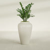 Bara Jar Large Round Fiberglass Planter - 20 in x 20 in x 31 in - Satin Beige - Satin Beige,20 in x 20 in x 32 in