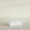 Cuba Large Long Rectangle Fiberglass Planter - 36 in x 14 in x 12 in - Gloss White - Gloss White,36 in x 14 in x 12 in