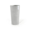 Amsterdam Mid High Medium Tall Round Planter - 13.5 in x 13.5 in x 26 in - White Grey - White Grey,13.5 in x 13.5 in x 26 in,Planter Only