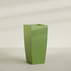 Toulan Extra Large Tall Tapered Square Fiberglass Planter - 28 in x 28 in x 60 in - Satin Green - Satin Green,28 in x 28 in x 60 in