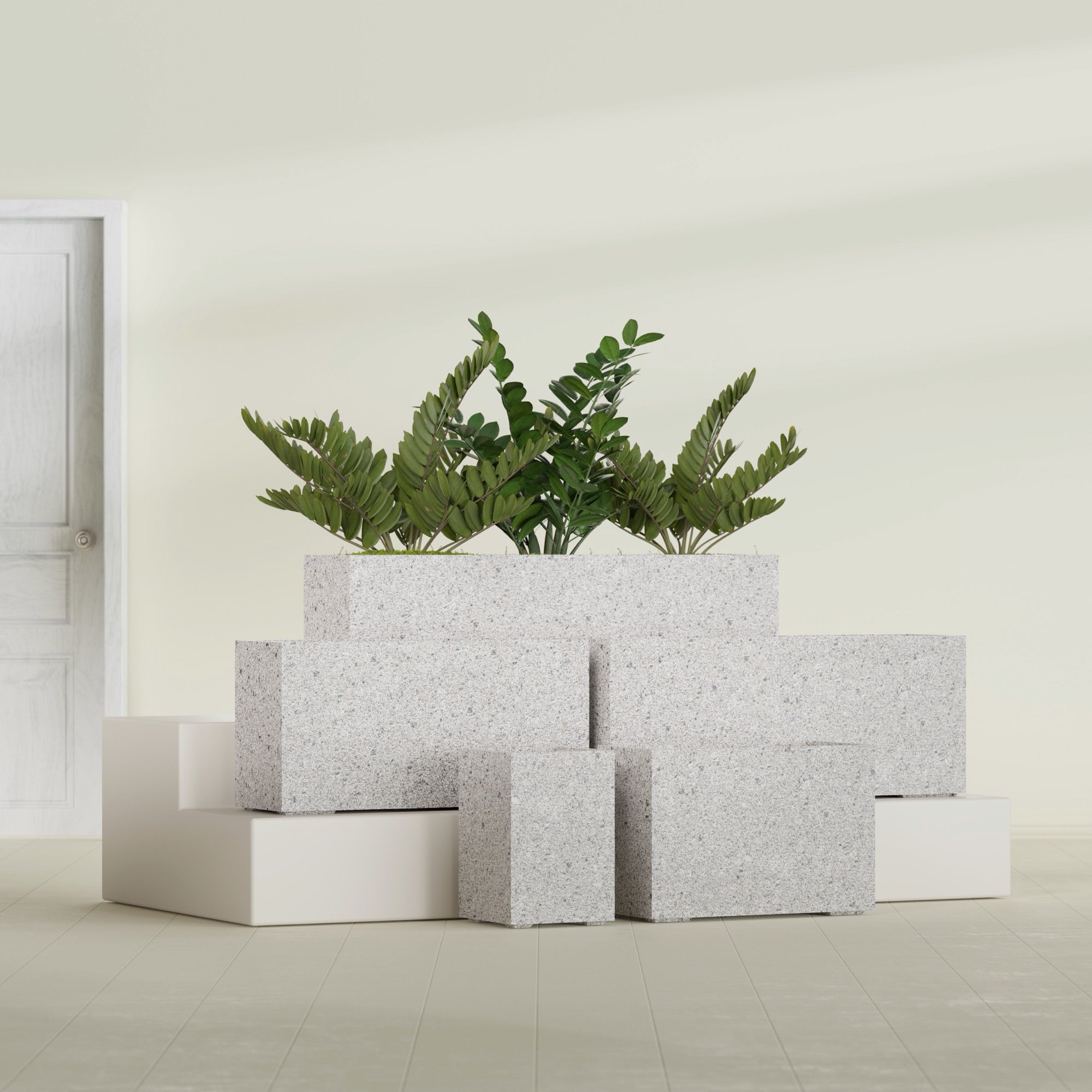 16"-Wide Rectangle - 72in x 16in x 24in - StoneLight - Greystone - StoneLight - Greystone,72 in x 16 in x 24 in