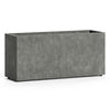 Reglo Rectangular Planter – Grey Stone Finish – Fiberglass Indoor/Outdoor and Weather-Resistant Large Planter (35.5" L x 11.75" W x 15.75" H Exterior, 35" L x 11.5" W Interior) - Grey Stone,35.5 in x 11.75 in x 15.75 in - Grey Stone,35.5 in x 11.75 i - Grey Stone,35.4 in x 11.8 in x 15.7 in