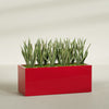 Granada Extra Large Long Rectangle Fiberglass Planter - 60 in x 24 in x 24 in - Gloss Red - Gloss Red,60 in x 24 in x 24 in