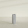 Saint Tropez Large Tall Round Fiberglass Planter - 12 in x 12 in x 32 in - Metallic Silver - Metallic Silver,12 in x 12 in x 32 in