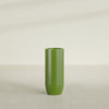 Saint Tropez Large Tall Round Fiberglass Planter - 16 in x 16 in x 38 in - Satin Green - Satin Green,16 in x 16 in x 38 in