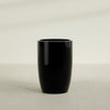 Lisbon Large Round Fiberglass Planter - 24 in x 24 in x 36 in - Gloss Black - Gloss Black,24 in x 24 in x 36 in