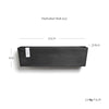 Manhattan Medium Rectangle Wall Planter - 21.75 in x 6.75 in x 6 in - Dark Grey - Dark Grey,21.75 in x 6.75 in x 6 in