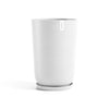 Oslo Medium Round Planter - 13.8 in x 13.8 in x 20.3 in - Planter + Saucer - Pure White - Pure White,13.75 in x 13.75 in x 20.25 in,Planter + Saucer