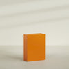 Amesbury Large Narrow Rectangle Fiberglass Planter - 24 in x 10 in x 32 in - Gloss Tangerine - Gloss Tangerine,24 in x 10 in x 32 in