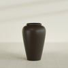 Bara Jar Large Round Fiberglass Planter - 24 in x 24 in x 37 in - Matte Brown - Matte Brown,24 in x 24 in x 37 in