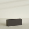 Tolga Extra Large Long Rectangle Fiberglass Planter - 60 in x 16 in x 24 in - Matte Brown - Matte Brown,60 in x 16 in x 24 in