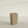 Toulan Large Tall Tapered Square Fiberglass Planter - 16 in x 16 in x 30 in - Metallic Gold - Metallic Gold,16 in x 16 in x 30 in