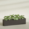 Miami Extra Large Narrow Rectangle Fiberglass Planter - 72 in x 12 in x 18 in - Matte Brown - Matte Brown,72 in x 12 in x 18 in