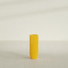 Saint Tropez Large Tall Round Fiberglass Planter - 12 in x 12 in x 32 in - Gloss Saffron - Gloss Saffron,12 in x 12 in x 32 in