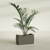 Seoul Large Curved Abstract Fiberglass Planter - 32 in x 12 in x 18 in - Matte Bronze - Matte Bronze,32 in x 12 in x 18 in