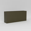 Potsdam Large Tall Rectangle Fiberglass Planter - 16 in x 16 in x 32 in - Matte Bronze - Matte Bronze,16 in x 16 in x 32 in