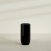 Saint Tropez Extra Large Tall Round Fiberglass Planter - 24 in x 24 in x 50 in - Gloss Black - Gloss Black,24 in x 24 in x 50 in